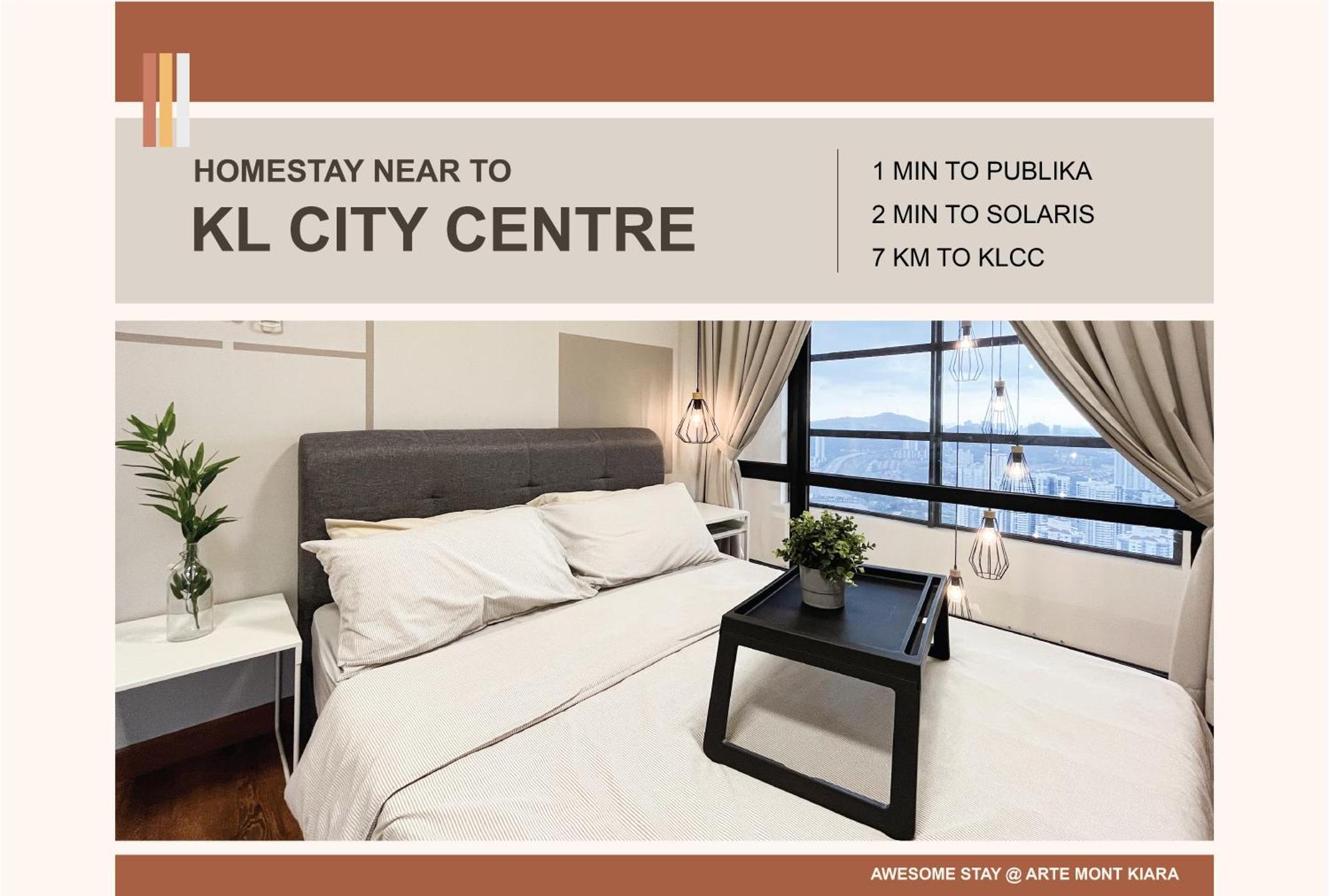 Nj Homestay At Arte Mont Kiara Kuala Lumpur Buitenkant foto